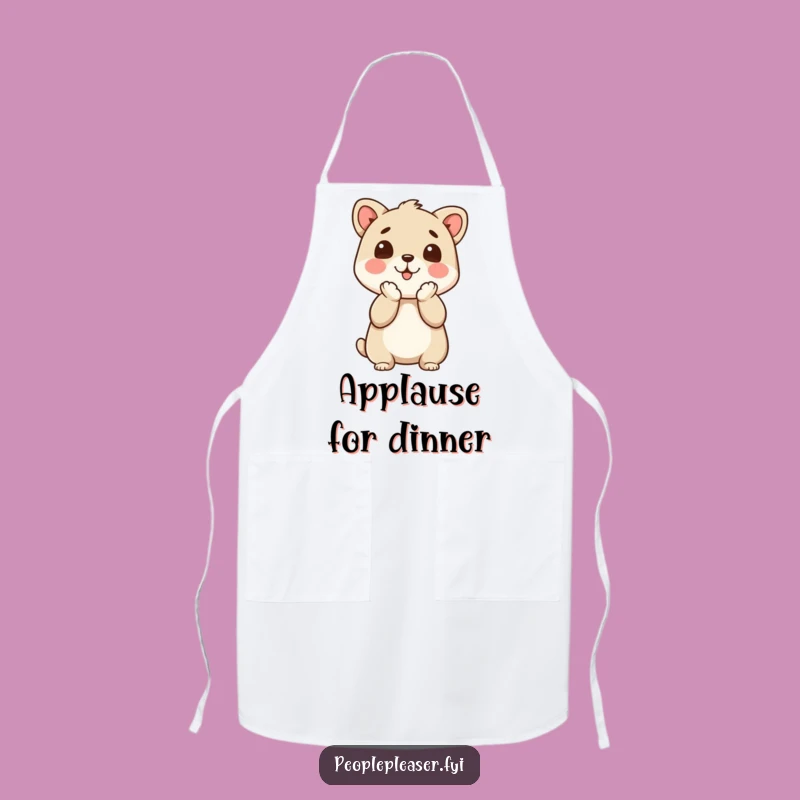 Funny Kitchen Apron - Animal Applause, Cooking Fun, Great Funny Gift!