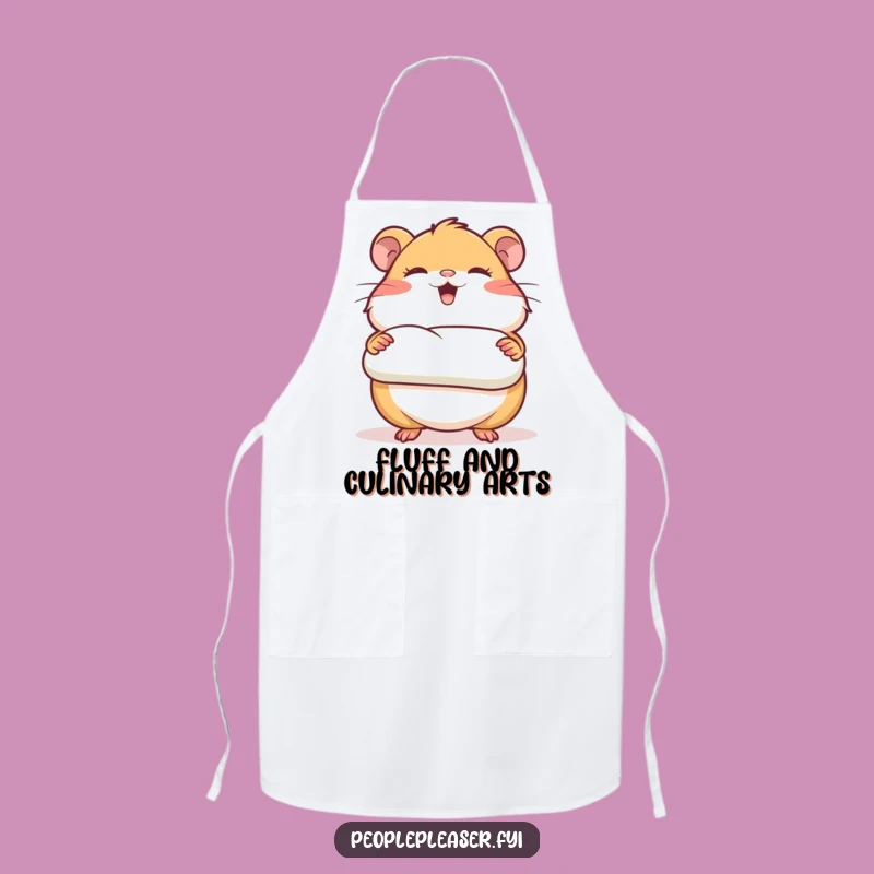Funny Hamster Nesting Apron - Cozy Kitchen Humor Gift