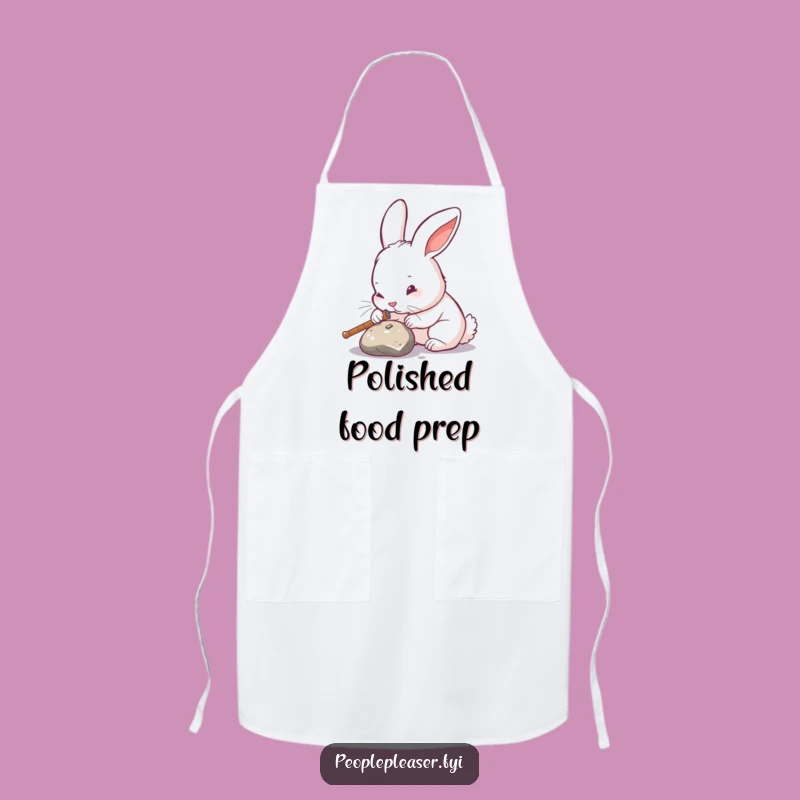 Funny Rabbit Chef Apron: Hilarious Gift for Perfectionists & Clean Cooks
