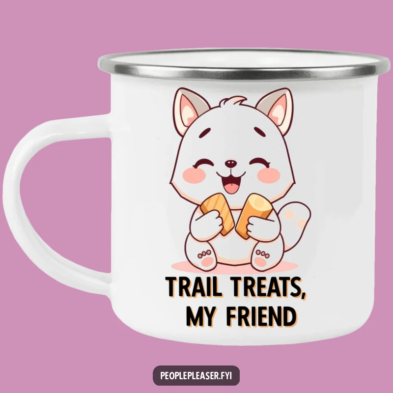 Funny Happy Animal Sharing Treat Camping Mug - Adventure Fuel and a Funny Gift!