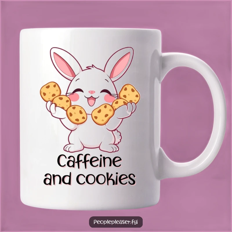 Funny Bunny Cookie Mug: Sweet Treat Holder, Perfect Funny Gift for Cookie Lovers!