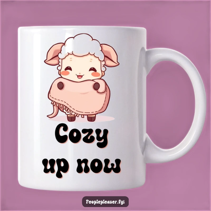 Funny Giggling Sheep Blanket Mug: A Cozy and Hilarious Gift!