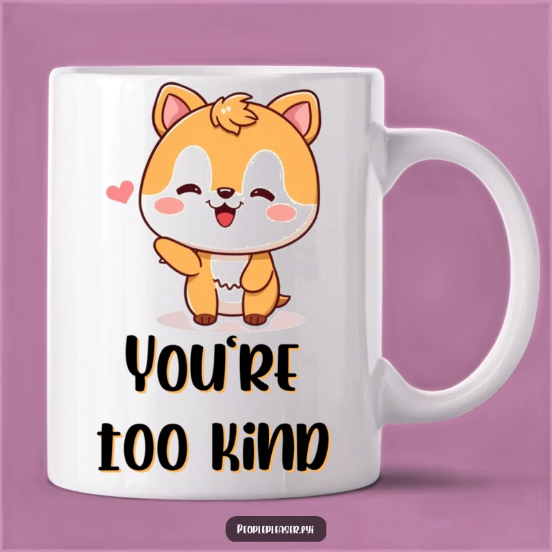 Funny Pleased Animal Mug: Compliment Receiving Design for the Appreciative Soul Gift