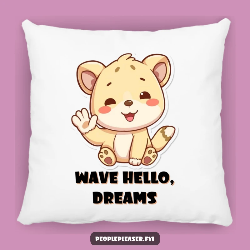 Funny Animal Waving Pillow - Cozy Comfort with a Friendly Funny Gift!