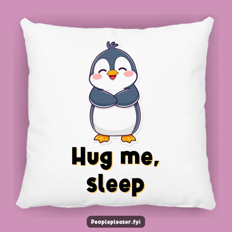 Funny Penguin Hug Pillow: Snuggle Up with a Warm Friend!