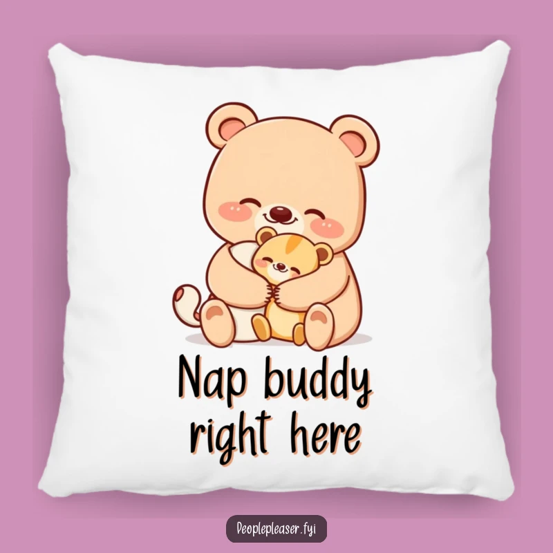 Funny Bear Hug Pillow: Cozy Cuddles with a Comedic Comfort!