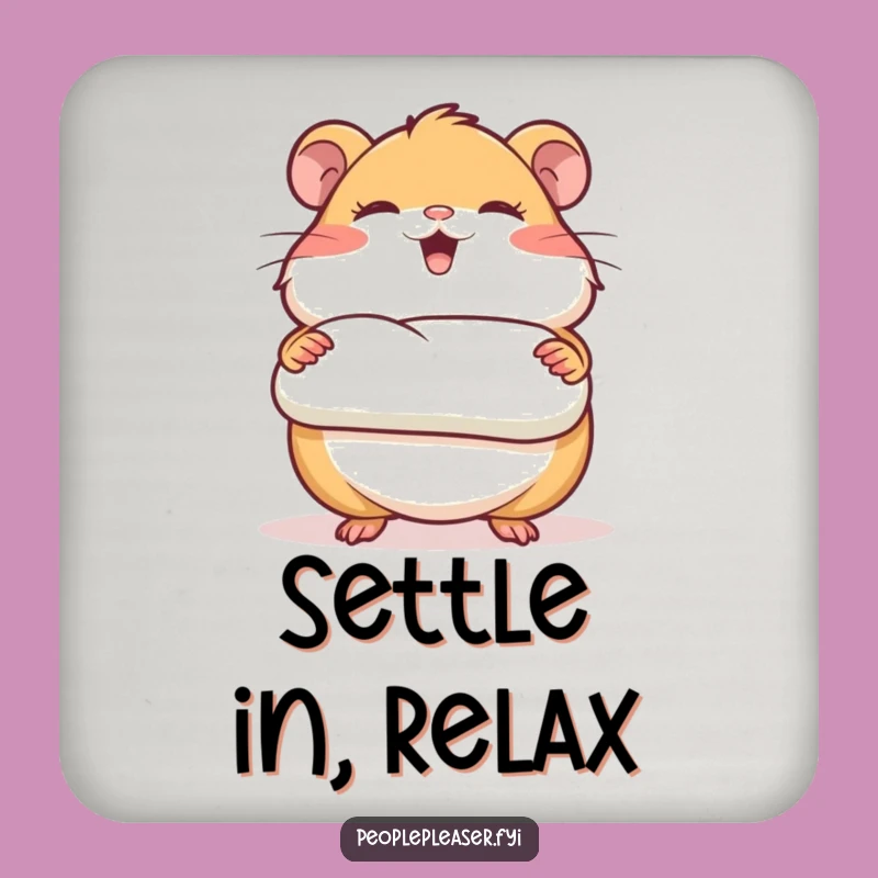 Funny Hamster Nesting Coaster - Protect Surfaces Gift