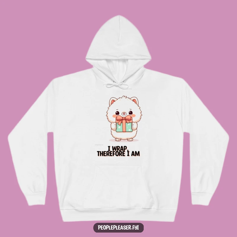 Funny Cozy Hoodie - Fluffy Animal Gift Presentation - Warm & Humorous Gift