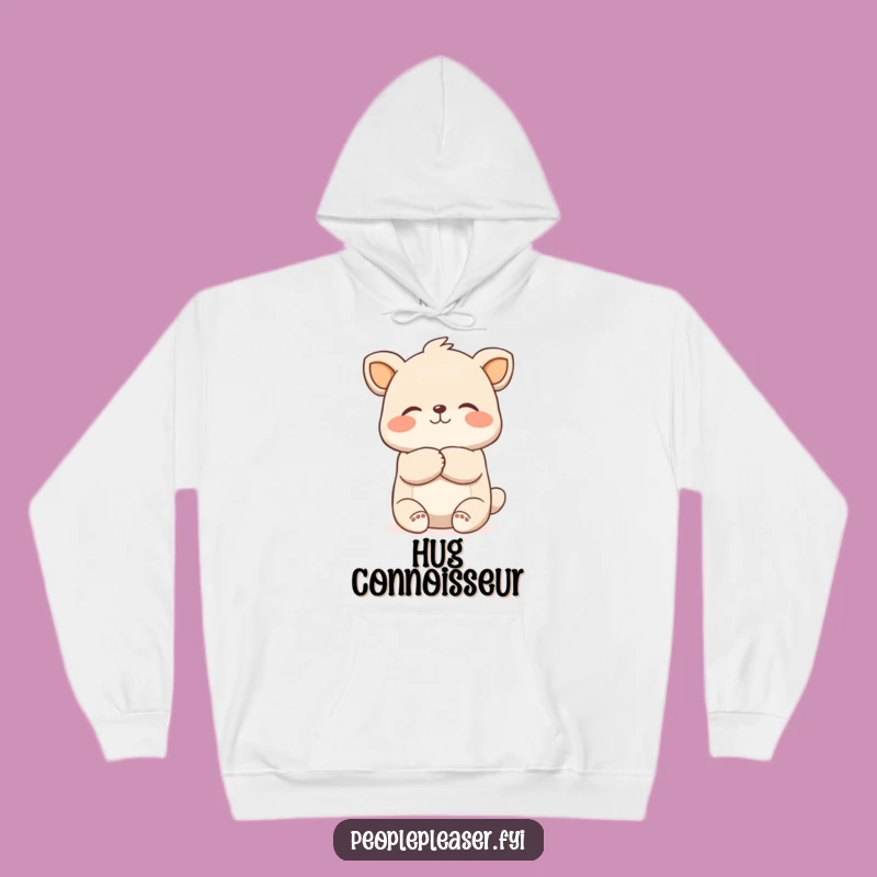 Funny Gentle Hug Hoodie: Cozy Animal Character's Embrace, Supreme Funny Gift Comfort