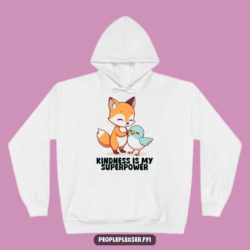Funny Fox Helping Bird Hoodie: Cozy & Comical Comfort, The Ultimate Funny Gift