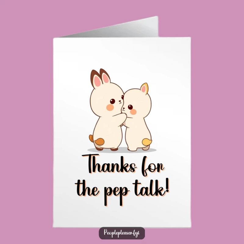 Kind Free Printable Thank You Card: Animal Support Pat - Instant Download Gratitude