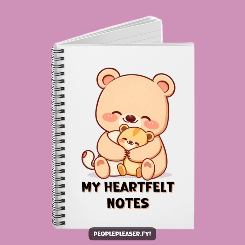 Funny Bear Hug Notebook: Jot Down Kind Thoughts with Comedic Hugs!