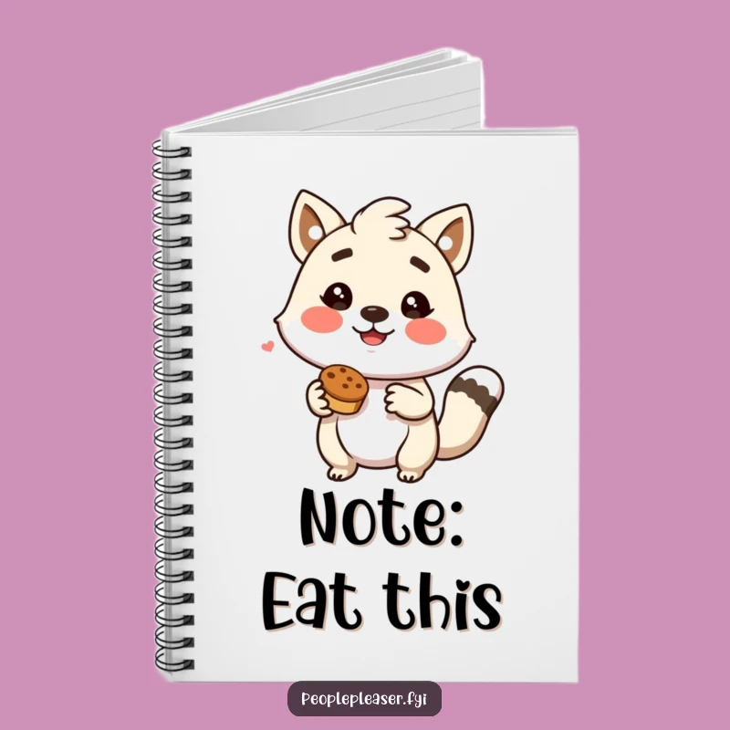 Funny Journal - Animal Character Offering Treat - Creative Gift Idea