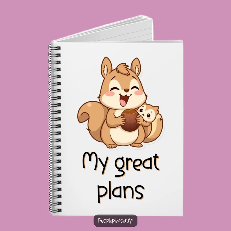 Funny Squirrel Sharing Journal: Cute Rodent Notebook, Perfect for Notes & Hilarious Gift!