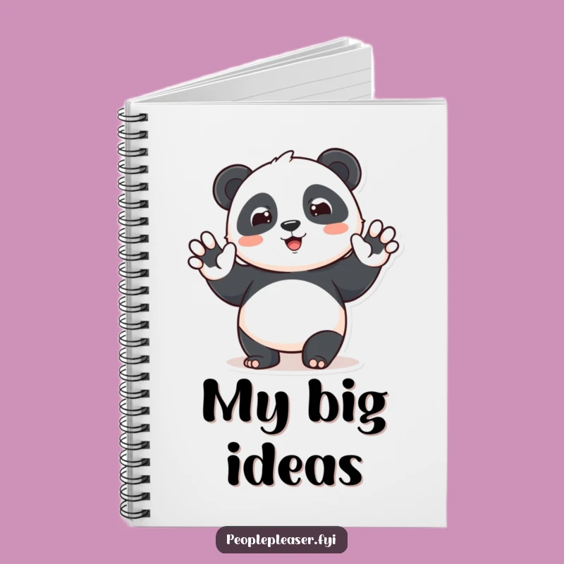 Funny Panda Hello Journal: Cute Character Notebook, Perfect for Notes & Hilarious Gift!
