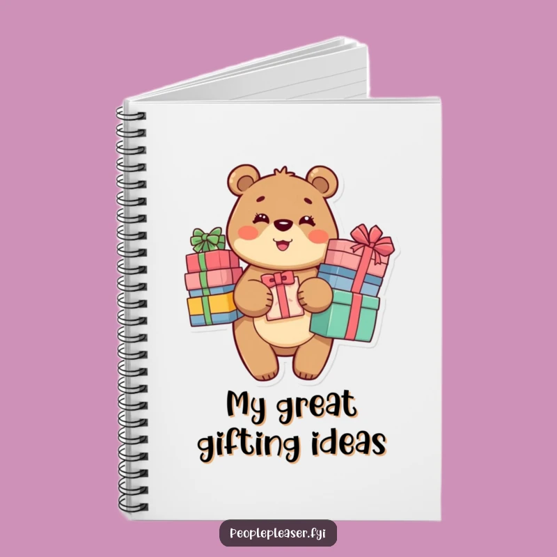 Funny Bear Gift Notebook: Generous Bear Journal, Perfect Funny Gift for Note-Takers!