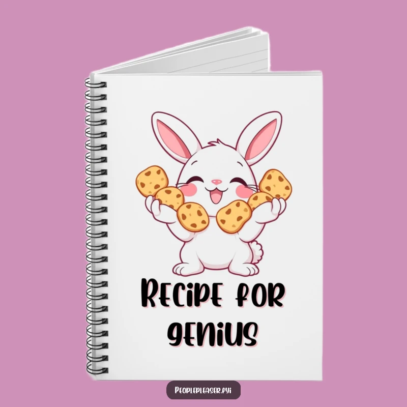 Funny Bunny Cookie Notebook: Sweet Thoughts Journal, Perfect Funny Gift for Note-Takers!
