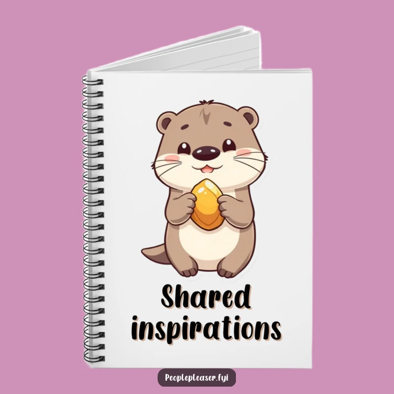 Funny Playful Otter Notebook: Friend's Sharing Journal Gift