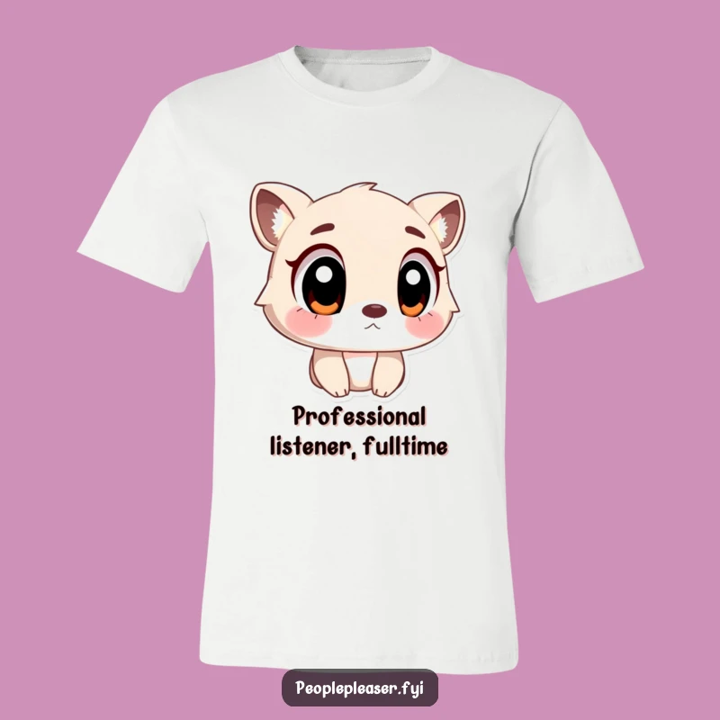 Funny Listening Animal T-Shirt: A Hilarious Gift for the Attentive Friend