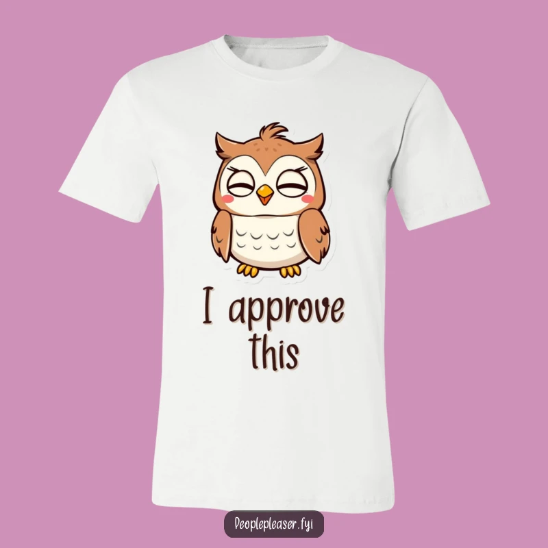 Funny Owl Nodding Shirt: Wear Your Wise Approval with Pride!