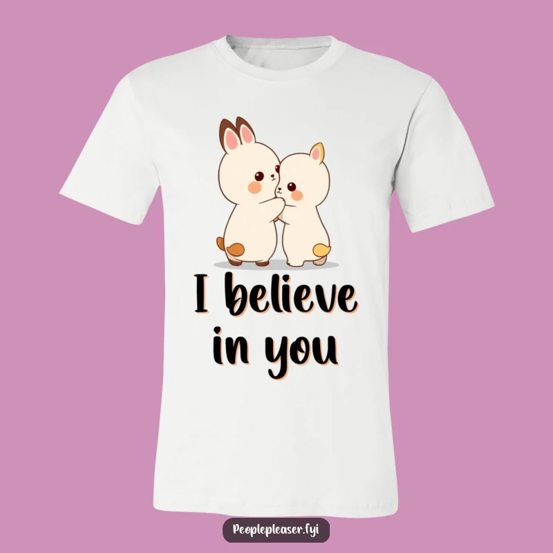 Funny Encouragement T-Shirt - Supportive Animal Pat - Hilarious Friendship Gift