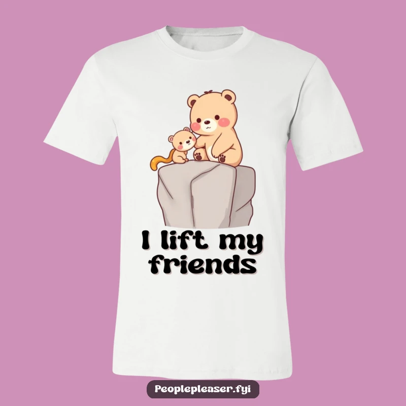 Funny Bear Helper Shirt: Kind Hearts' Funny Gift for Animal Lovers
