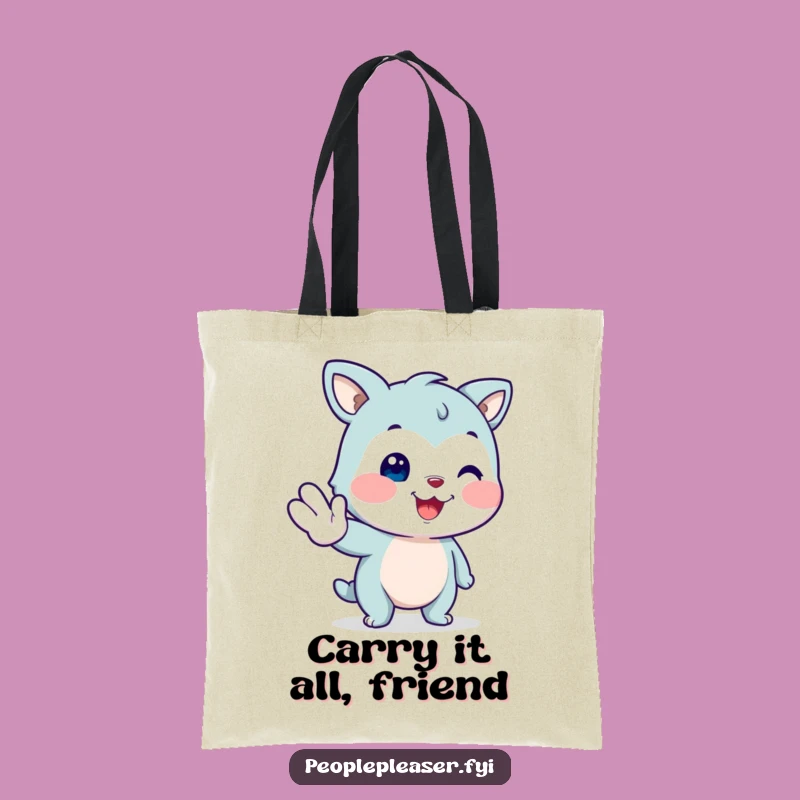 Funny Helping Animal Tote Bag: Carry Kindness, Perfect Bag!